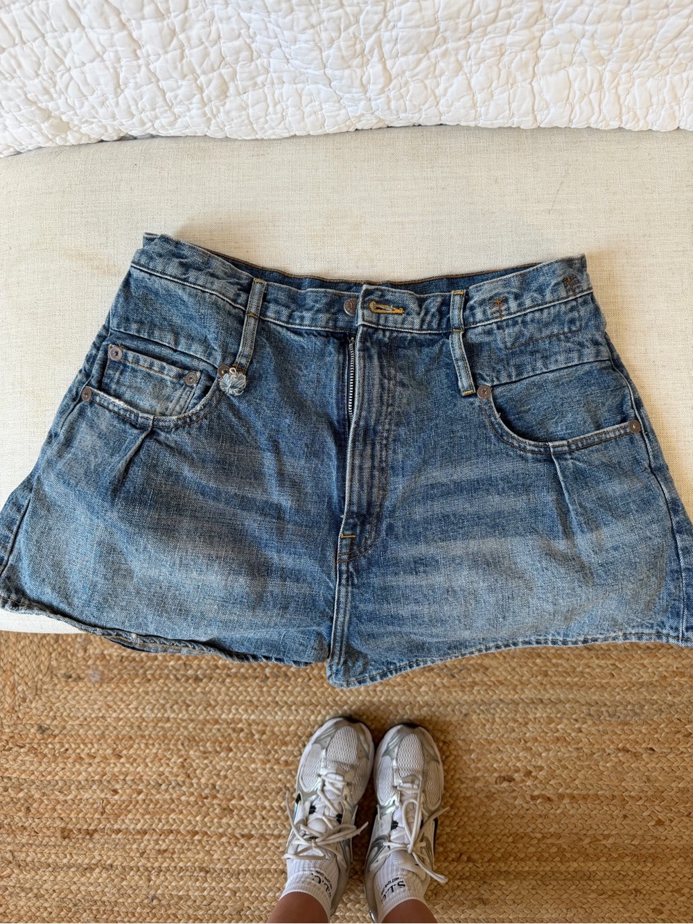 R13 Denim Shorts
